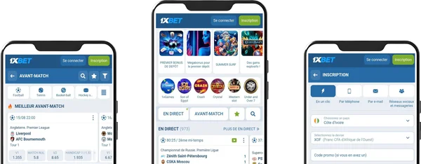 Se connecter à 1xBet en Côte d’Ivoire